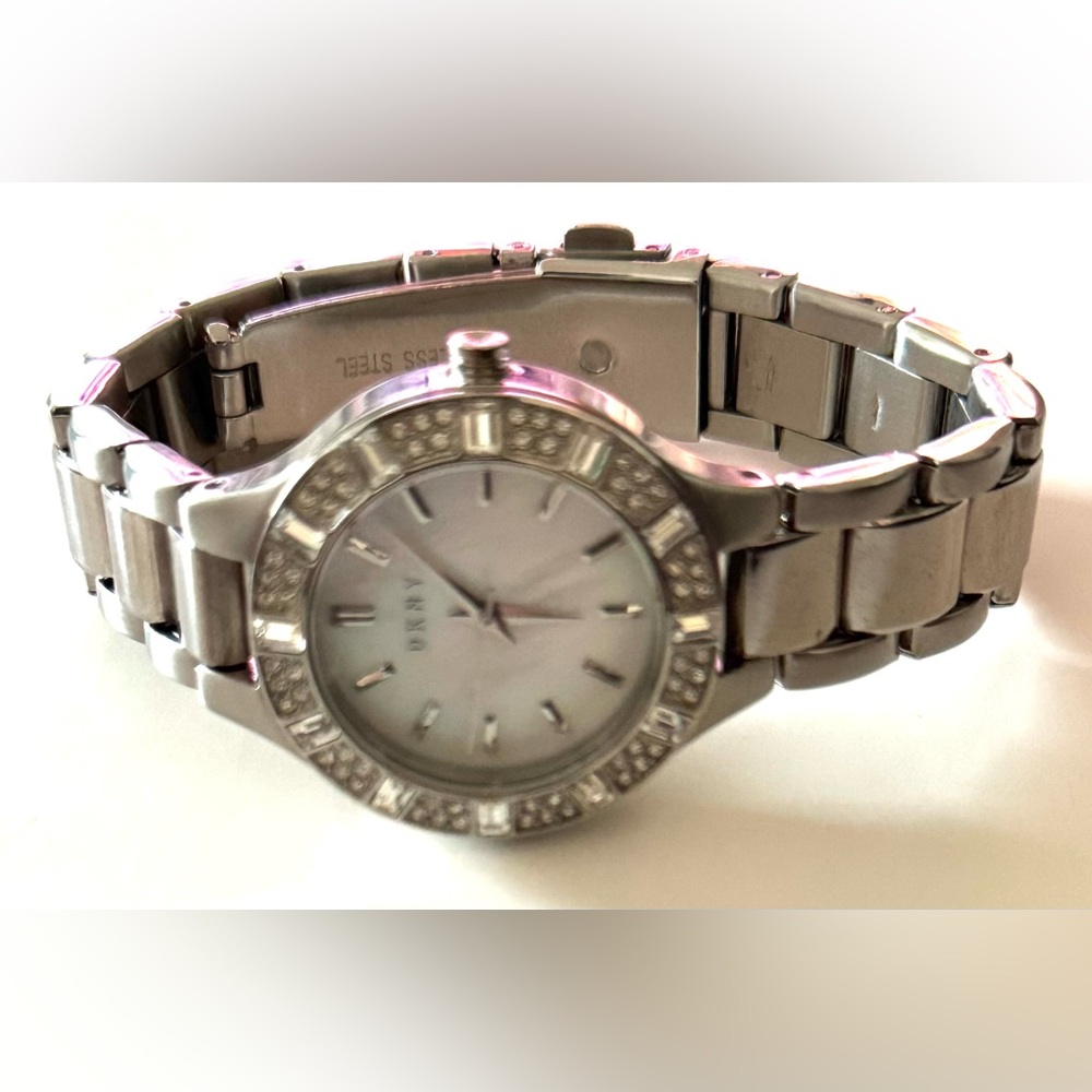 DKNY Women’s Stainless Steel Watch – NY8485 Chambers Model